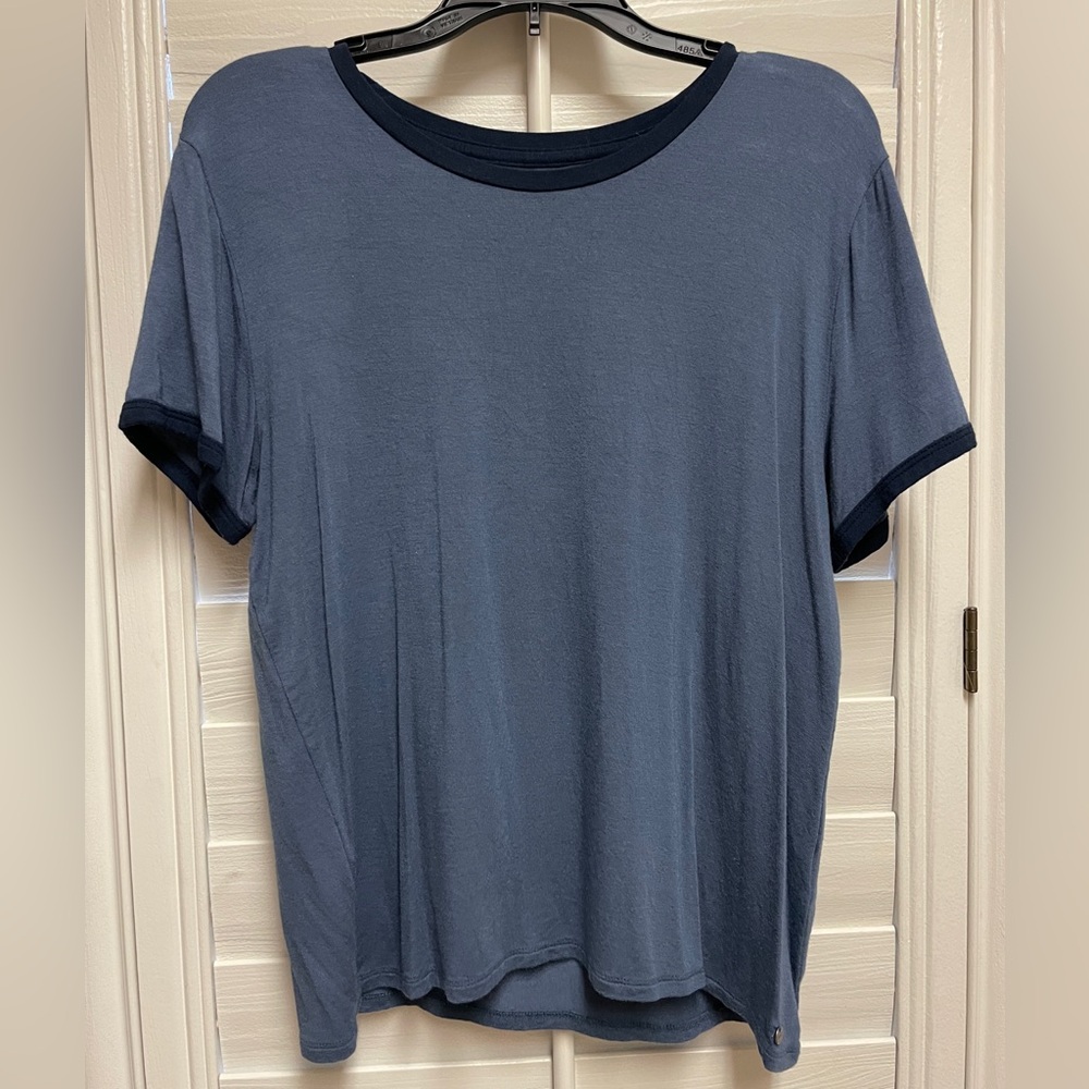 Abercrombie Blue Essentials Short Sleeve Tee - Size S